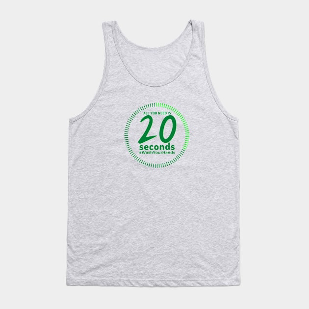 All you need is 20 seconds Tank Top by Clutterbooke